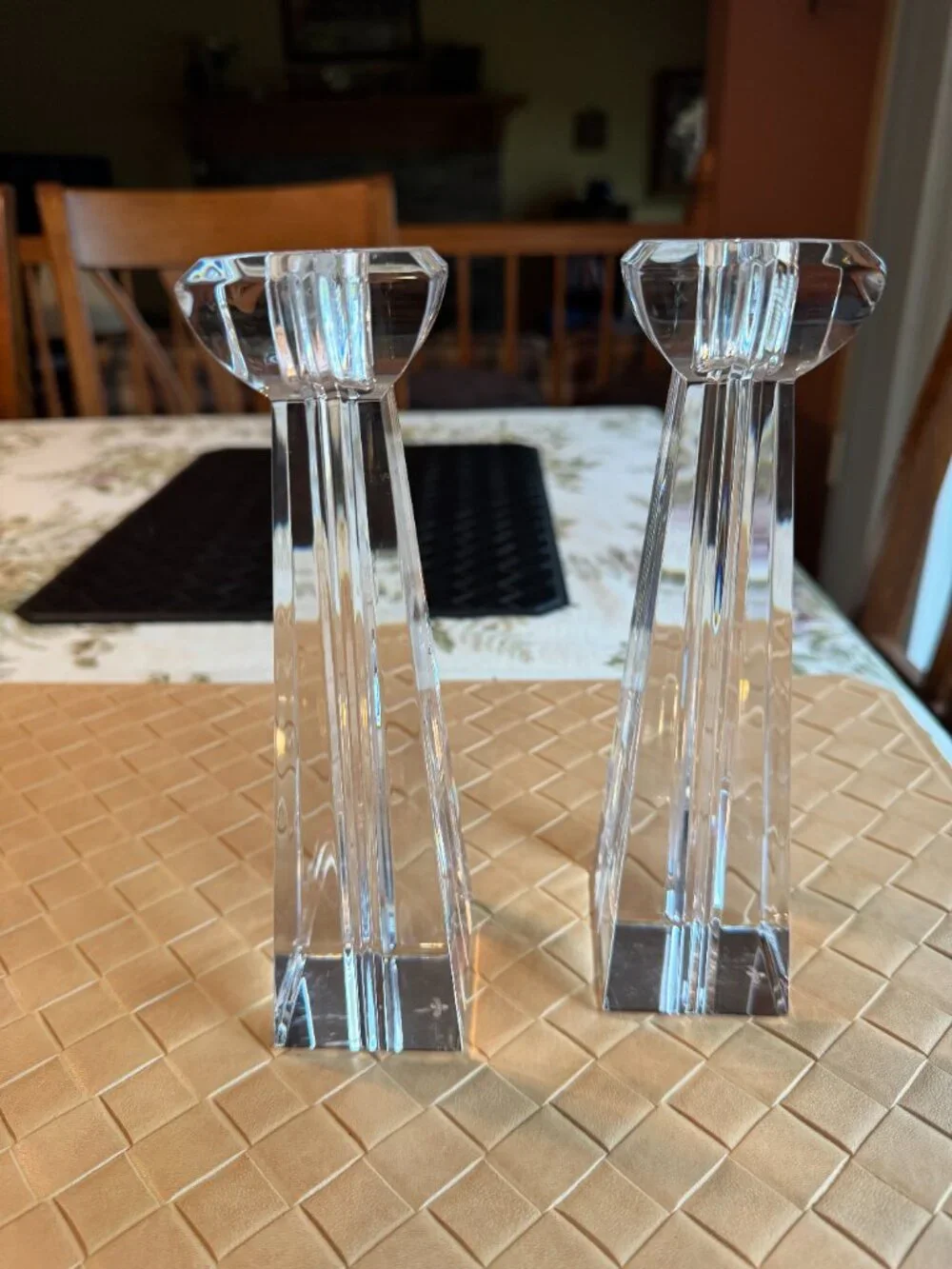 Set of 2 Waterford Crystal Metra 8